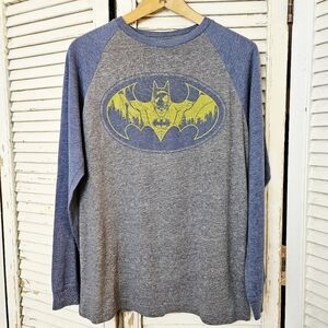 Old Navy Collectabilitees Batman Graphic Baseball Tee Youth XL or Women's S/M
